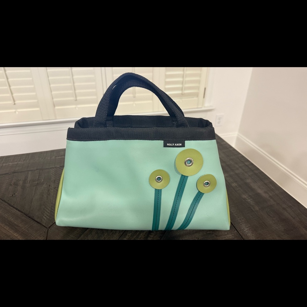 Holly Aiken Green Toned Flower Bag